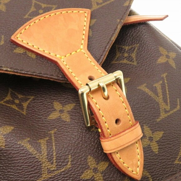 LOUIS VUITTON Montsouris MM Monogram Backpack Bag LV 1571 - Picture 10 of 11